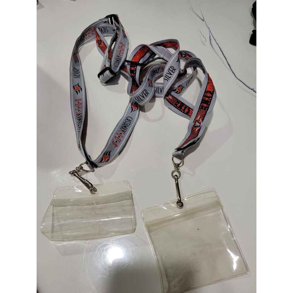 2 Disney Cruise Line Castaway Club Silver Member Lanyard